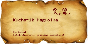 Kucharik Magdolna névjegykártya